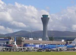 Edinburgh airport: Air traffic control tower
