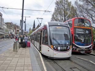 Lothian buses and trams serve as the main public transport in Edinburgh